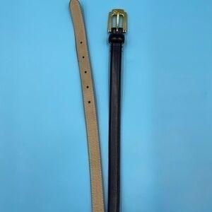 Vtg 90’s Skinny Leather Liz Claiborne Belt